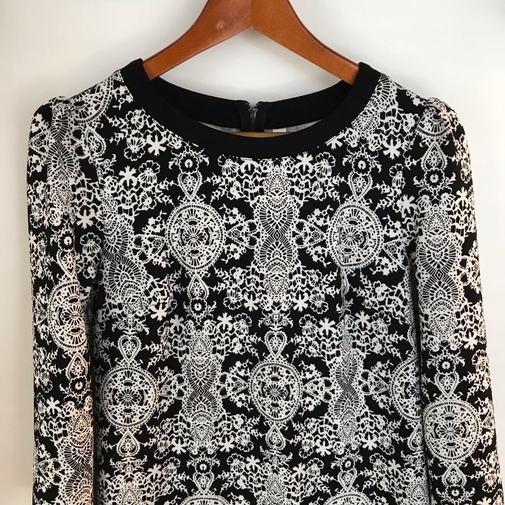 Xhilaration Black and White Dress